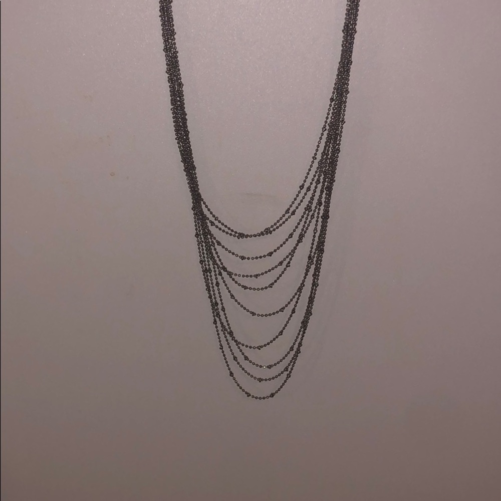 Multiple string necklace